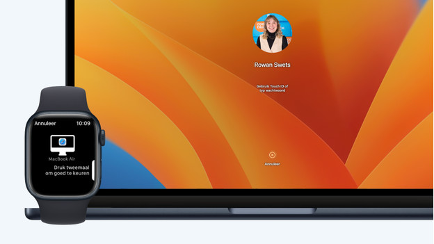 Apple MacBook ontgrendelen met Apple Watch.