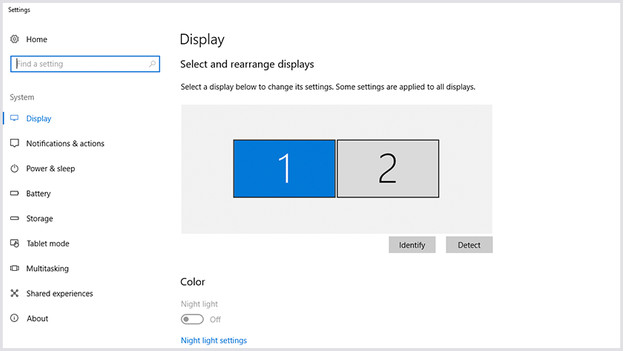 Configure output