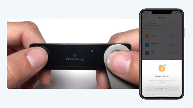 Apps installeren via Ledger Live voor op de Ledger hardware wallet