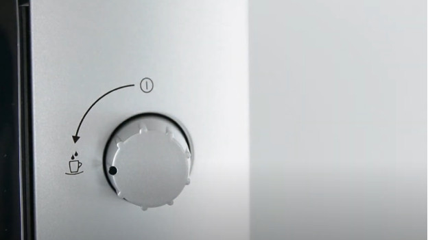 Mettez le bouton sur 'tourner ouvrir'