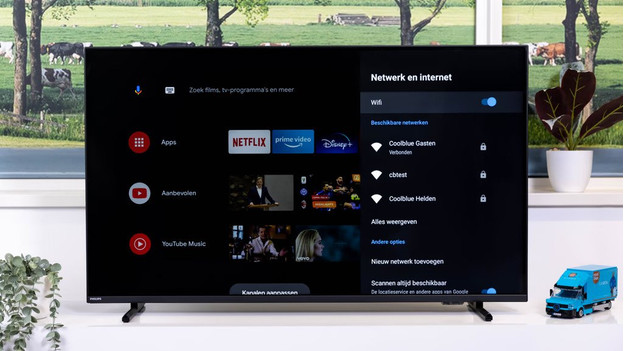 réseau wifi philips smart tv