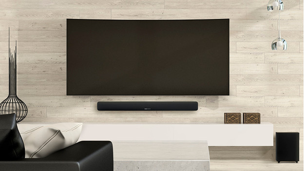 Télévision avec barre de son