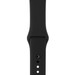Apple Watch Series 3 38mm Space Gray Aluminium/Zwart achterkant
