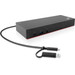 Lenovo ThinkPad Hybride USB-C and USB-A Docking Station left side