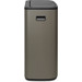 Brabantia Bo Touch Bin 2x 30L Platinum + Trash Bags (120 units) right side