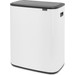 Brabantia Bo Touch Bin 60L White + Trash Bags (2x 60 units) 