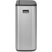 Brabantia Bo Touch Bin 60 Litres Inox Anti-traces de Doigts côté droit