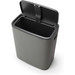 Brabantia Bo Touch Bin 60 Litres Mineral Concrete Grey + Sacs Poubelle (120 pièces) détail