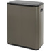 Brabantia Bo Touch Bin 60L Platinum + Trash Bags (120 Units) back