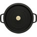 Staub Ronde Stoof-/Braadpan 26 cm Zwart onderkant