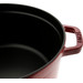 Staub Cocotte Ronde 26 cm Rouge Cerise détail