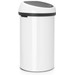 Brabantia Touch Bin 60L White + Trash Bags (120 units) back