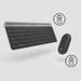 Logitech MK470 Slim Draadloos Toetsenbord en Muis Grijs AZERTY 