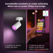 Philips Hue Fugato White & Colour 3 Spots Blanc visuel fournisseur