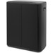 Brabantia Bo Pedal Bin 2x 30L Matte Black back