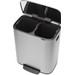 Brabantia Bo Pedal Bin 2 x 30 Litres Inox Fingerprint Proof + Sacs Poubelle (120 pièces) détail