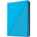 WD My Passport 2TB Blue left side