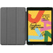 Just in Case Smart Tri-Fold Apple iPad (2021/2020) Book Case Zwart binnenkant