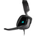 Corsair Void RGB Elite USB Premium Casque Gamer PC Carbone/Noir côté gauche