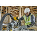 DeWalt DWS727-QS + Onderstel product in gebruik