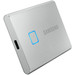 Samsung T7 Touch Portable SSD 2TB Zilver detail