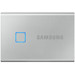 Samsung T7 Touch Portable SSD 2TB Zilver voorkant