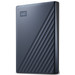 WD My Passport for Mac Type C 2TB Blauw rechterkant