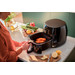 Philips Airfryer XXL Smart Sensing Premium HD9867/90 + Frying Rack + Food Separator product in use