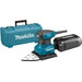 Makita B04565K Schwingschuurmachine, 200 W, 6,5 x 110 mm, Blauw/Zilver