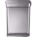 Simplehuman Rectangular Liner Pocket 55L Stainless Steel Main Image