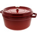 Staub Cocotte Ronde 26 cm Rouge Cerise Main Image