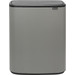 Brabantia Bo Touch Bin 2 x 30 Litres Mineral Concrete Grey Main Image