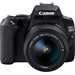 Canon EOS 250D Black + 18-55mm f/3.5-5.6 DC III + Bag + 16GB Memory Card + Cloth front