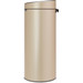 Brabantia Touch Bin 30L Metallic Gold + Trash Bags (120 units) 