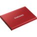 Samsung T7 Portable SSD 2 To Rouge - Lot de 2 