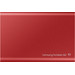 Samsung T7 Portable SSD 2 To Rouge - Lot de 2 avant