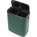 Brabantia Bo Touch Bin 2 x 30 Liter Pine Green + Vuilniszakken (120 stuks) detail