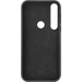 Azuri Motorola Moto G8 Plus Back Cover Siliconen Zwart voorkant
