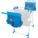 BlueBuilt Drying Rack 25 Meters with Laundry Basket, Clothespins, and Wash Bag front