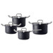 BK-Q-Linair Master Glass Black Cookware Set 4-piece Main Image