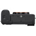 Sony A7C Zwart + 28-60mm f/4-5.6 Vlogkit onderkant