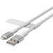 BlueBuilt USB-A to Lightning Cable 3m Nylon White detail