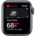Apple Watch SE 40mm Space Gray Aluminium Middernacht Sportband detail
