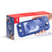 Nintendo Switch Lite Blauw + Super Mario Bros. Wonder product in gebruik