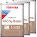 Toshiba N300 NAS Hard Drive 12TB (256MB) 3-Pack Main Image