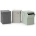 Brabantia 3 Wasboxen 35 liter - Green, Pepper Black en Grey 