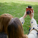 Fujifilm Instax Square SQ1 Terracotta Orange product in use