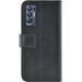 Azuri Wallet Oppo Find X3 Neo Book Case Zwart achterkant
