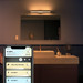 Philips Hue Adore Bathroom Mirror Lamp White Ambiance + Dimmer product in use