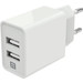 XtremeMac Oplader met 2 Usb A Poorten 12W Wit Main Image